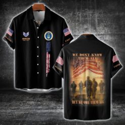 US Air Force , Proud Veteran - Short Sleeve Button Shirt