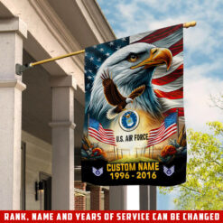 US Air Force, E 4 Air Force Sergeant - House Flag