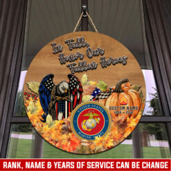 US Marine Corps, Always Remember, Never Forget - 2 Layers Wooden Sign 8x8in