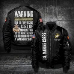 US Marine Corps, E 9 Marines Master Gunnery Sergeant - Bomber Jacket