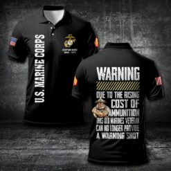 US Marine Corps, Honor, Duty, Service - Polo Shirt