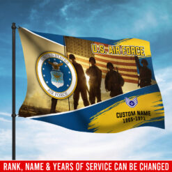 US Air Force , E 2 Air Force Airman - Flying Flag 3×5 Feet(90×150 Cm)