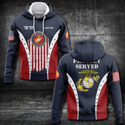 US Marine Corps, American By Birth, Veteran By Choice - Hoodie