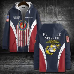 US Marine Corps, E 6 Marines Staff Sergeant - Zip Hoodie