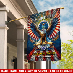 US Air Force, E 8 Air Force First Sergeant - House Flag