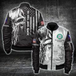 US Coast Guard, E 9 Gold - Bomber Jacket