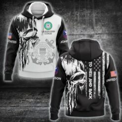 US Coast Guard, E 3 White - Hoodie