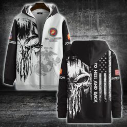 US Marine Corps, E 9 Marines Sergeant Major - Zip Hoodie