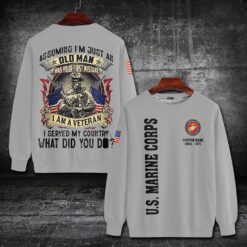 US Marine Corps, Proud Veteran - Sweatshirt