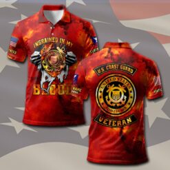 US Coast Guard, E 3 White - Polo Shirt