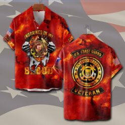 US Coast Guard, E 7 Gold - Short Sleeve Button Shirt