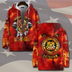 US Coast Guard, Lest We Forget - Zip Hoodie