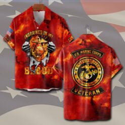 US Marine Corps, E 6 Marines Staff Sergeant - Short Sleeve Button Shirt