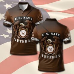 US Navy, E 4 Gold - Polo Shirt