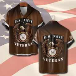 US Navy, Defender of Freedom - Short Sleeve Button Shirt