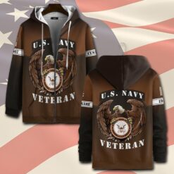 US Navy, I Walked The Walk - Zip Hoodie