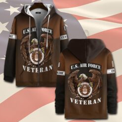 US Air Force , I Walked The Walk - Zip Hoodie