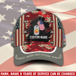 US Marine Corps, Honor, Duty, Service - Classic Cap