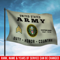 US Army, E 9 Army Command Sergeant Major - Flying Flag 2×3 Feet(60×90 Cm)