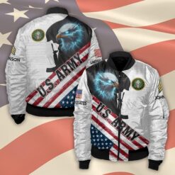 US Army, Duty, Honor, Country - Bomber Jacket