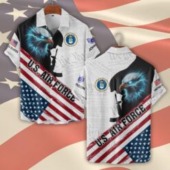 US Air Force , E 3 Air Force Airman First Class - Short Sleeve Button Shirt