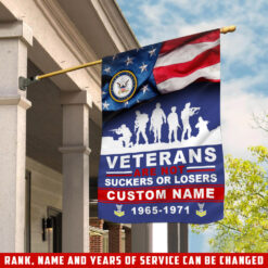 US Navy, Duty, Honor, Country - House Flag