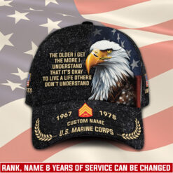 US Marine Corps, American By Birth, Veteran By Choice - Classic Cap