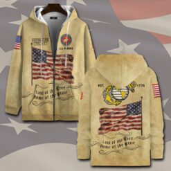 US Marine Corps, O 4 Marines Major - Zip Hoodie