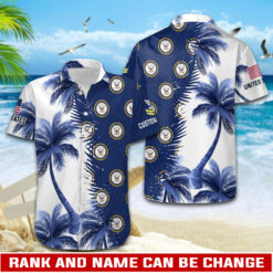 US Navy, E 2 White - Hawaii Shirt