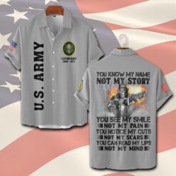 US Army, I Walked The Walk - Short Sleeve Button Shirt