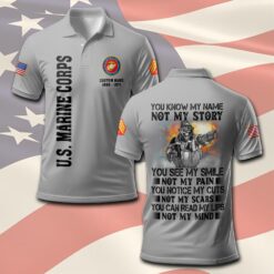 US Marine Corps, E 8 Marines Master Sergeant - Polo Shirt