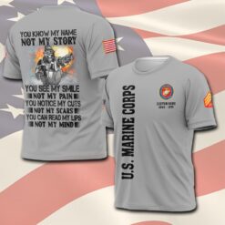 US Marine Corps, American By Birth, Veteran By Choice - T-Shirt