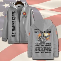 US Marine Corps, O 2 Marines First Lieutenant - Zip Hoodie