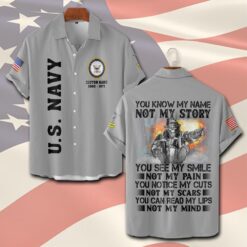 US Navy, E 6 Gold - Short Sleeve Button Shirt