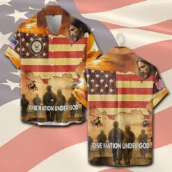 US Navy, E 6 Gold - Short Sleeve Button Shirt