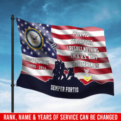 US Navy, Defender of Freedom - Flying Flag 3×5 Feet(90×150 Cm)