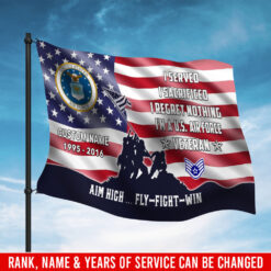 US Air Force , Honoring All Who Served - Flying Flag 3×5 Feet(90×150 Cm)