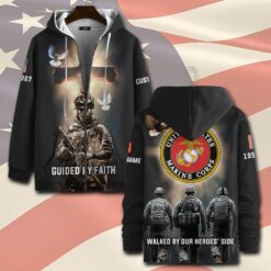 US Marine Corps, Lest We Forget - Zip Hoodie