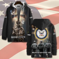 US Navy, I Walked The Walk - Zip Hoodie