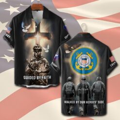 US Coast Guard, Served With Pride - Short Sleeve Button Shirt