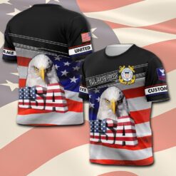 US Coast Guard, E 2 Blue - T-Shirt