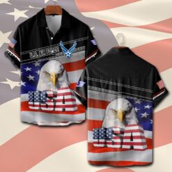 US Air Force , E 3 Air Force Airman First Class - Short Sleeve Button Shirt