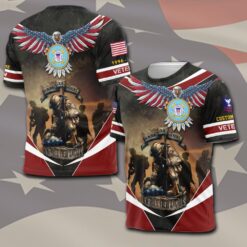 US Coast Guard, E 8 Gold - T-Shirt