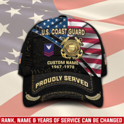 US Coast Guard, E 9 Gold - Classic Cap