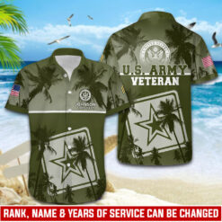 US Army, E 9 Army Sergeant Major - Hawaii Shirt