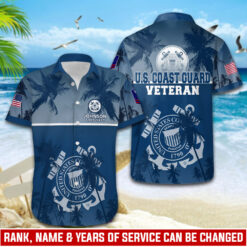 US Coast Guard, E 6 Gold - Hawaii Shirt