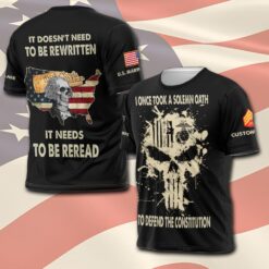 US Marine Corps, E 9 Marines Master Gunnery Sergeant - T-Shirt