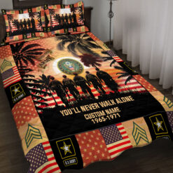 US Army, E 9 Army Sergeant Major - Quilt Bed Set - King