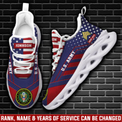 US Army, Land Of The Free, Because Of The Brave - Max Soul Shoes