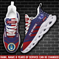 US Air Force , Proud Veteran - Max Soul Shoes
